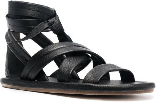 Marsèll Gladiator leren sandalen Zwart