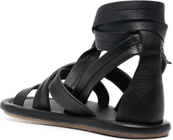 Marsèll Gladiator leren sandalen Zwart