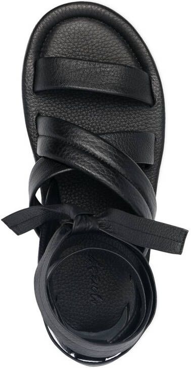 Marsèll Gladiator leren sandalen Zwart