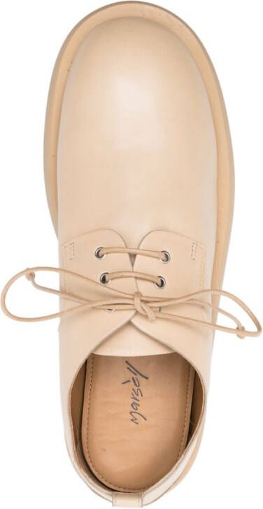 Marsèll Leren Derby schoenen Beige