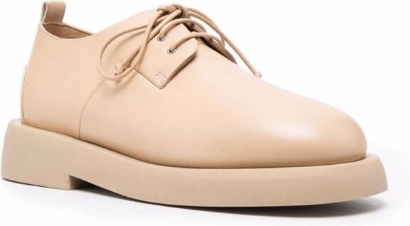 Marsèll Leren veterschoenen Beige