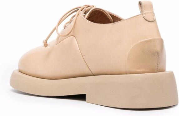 Marsèll Leren veterschoenen Beige