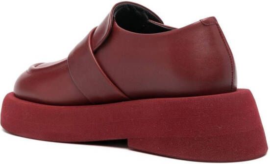 Marsèll Loafers met plateauzool Rood