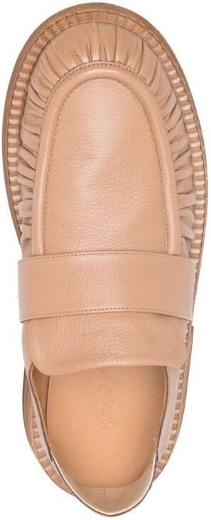 Marsèll Loafers met ruches Beige