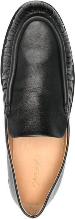 Marsèll Mocassino leren loafers Zwart