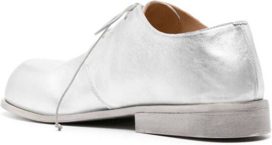 Marsèll Muso leren derby schoenen Zilver