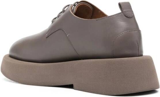 Marsèll Oxford leren veterschoenen Grijs