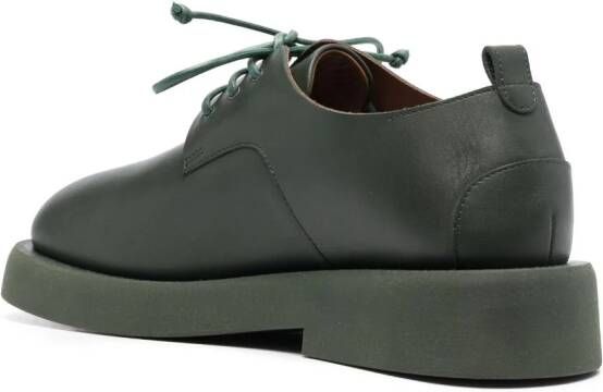 Marsèll Oxford leren veterschoenen Groen