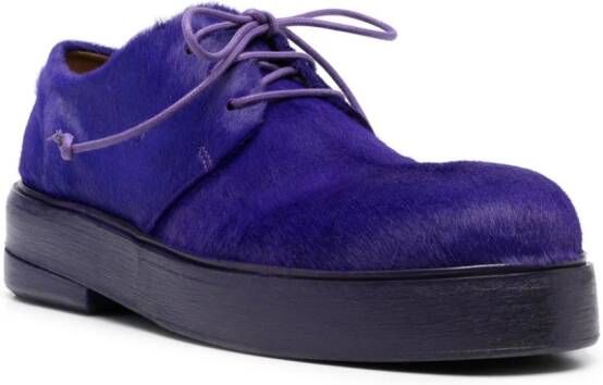 Marsèll Oxford schoenen met kalfshaar Blauw