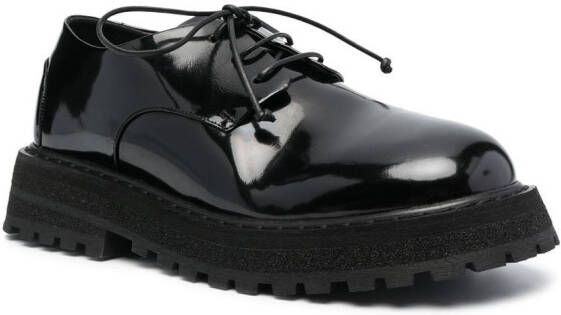 Marsèll Oxford schoenen met plateauzool Zwart