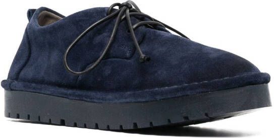 Marsèll Oxford suède veterschoenen Blauw