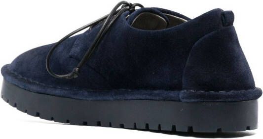 Marsèll Oxford suède veterschoenen Blauw