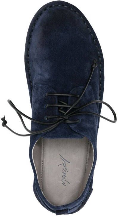 Marsèll Oxford suède veterschoenen Blauw