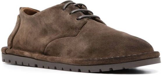 Marsèll Oxford suède veterschoenen Bruin