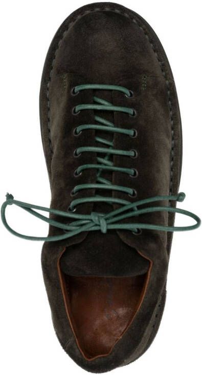 Marsèll Oxford suède veterschoenen Groen