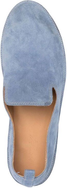 Marsèll Spatolona leren slippers Blauw