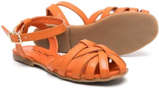 Mi Sol Sandalen met ronde neus Oranje