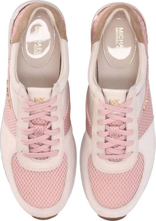 Michael Kors Allie Strider leren sneakers Roze