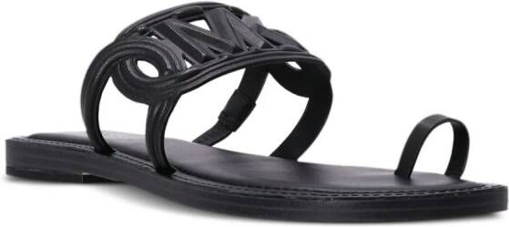 Michael Kors Alma leren sandalen Zwart