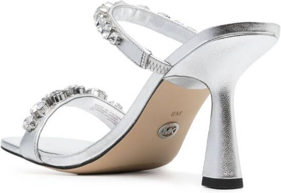 Michael Kors Sandalen verfraaid met kristallen Zilver