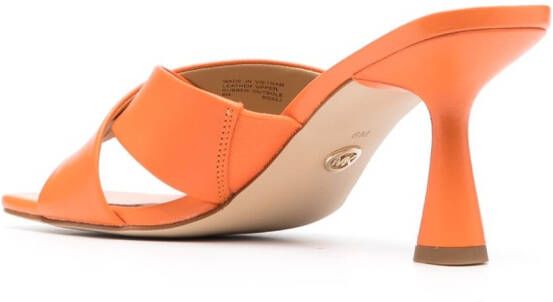 Michael Kors Collection Marie leren muiltjes Oranje