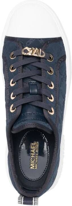 Michael Kors Sneakers met logoprint Blauw