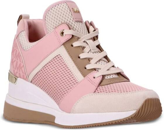 Michael Kors Georgie leren sneakers Roze