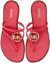 Michael Kors Sandalen met logoplakkaat Roze - Thumbnail 4