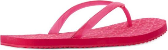 Michael Kors Jinx teenslippers met logo amulet Roze