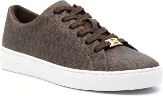 Michael Kors Keaton sneakers met logoprint Bruin