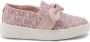 Michael Kors Kids Sneakers met monogramprint en strik Roze - Thumbnail 2