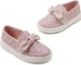 Michael Kors Kids Sneakers met monogramprint en strik Roze - Thumbnail 4