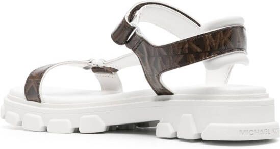 Michael Kors Leren sandalen Bruin