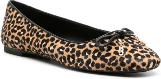 Michael Kors Nori ballerina's met luipaardprint Bruin