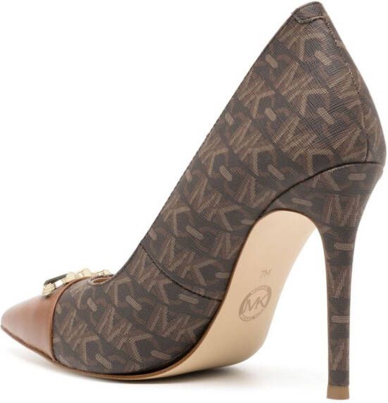 Michael Kors Parker canvas pumps Bruin