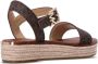 Michael Kors Isaac leren espadrilles Bruin - Thumbnail 3