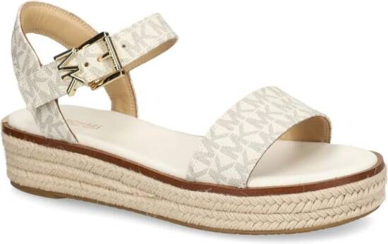 Michael Kors Richie sandalen met plateauzool Wit