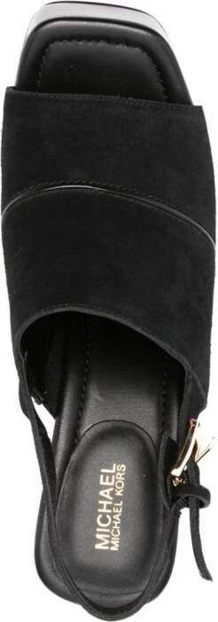 Michael Kors Rye sandalen met plateauzool Zwart