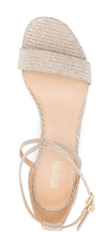 Michael Kors Serena sandalen met open neus Goud