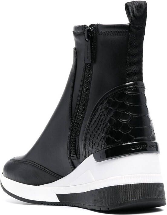 Michael Kors Skyler leren sneakers Zwart