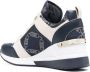 Michael Kors Sneakers met leren afwerking Blauw - Thumbnail 3