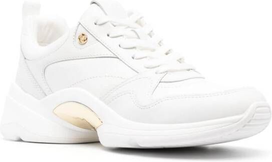 Michael Kors Sneakers met logoplakkaat Wit