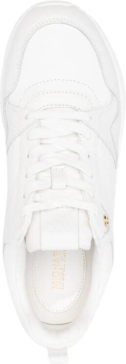 Michael Kors Sneakers met logoplakkaat Wit