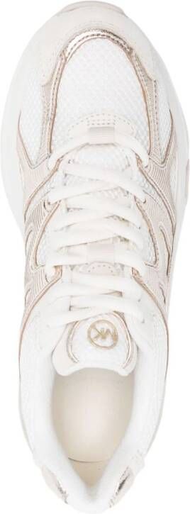 Michael Kors Sneakers met mesh vlak Beige