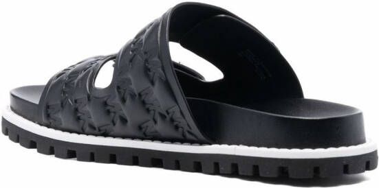 Michael Kors Stark sandalen met logo Zwart