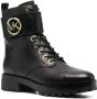 Michael Kors Tatum leren combat boots Zwart - Thumbnail 2