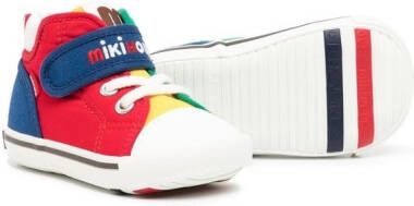 Miki House Sneakers met geborduurd logo Groen