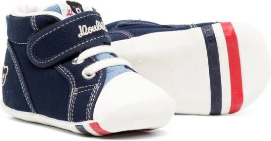 Miki House Sneakers met klittenband Blauw