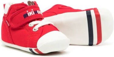 Miki House Sneakers met klittenband Rood