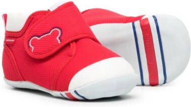 Miki House Sneakers met klittenband Rood